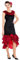 dressforfun Frauenkostüm heiße Spanierin | Kleid & Bindegürtel | Flamenco Tänzerin Verkleidung (M | Nr. 300632)