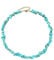 Mingjun handgefertigte und verstellbare Choker-Halskette, Türkis, Stein, Sommer, Strand, Halskette für Frauen und Mädchen