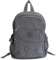 Stoff Rucksack von Bag Street - Fahrradrucksack, Reiserucksack, Wanderrucksack, Sportrucksack, Nylon Rucksack (Grau) - präsentiert von ZMOKA®