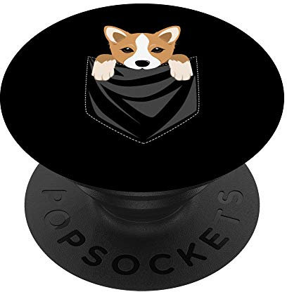 Graphique Pocket Corgi Chien PopSockets Support et Grip pour Smartphones et Tablettes