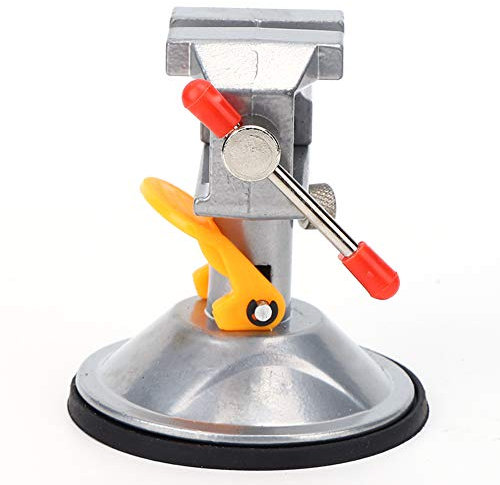 Banco de trabajo tornillo de banco universal, tornillo de banco de mesa, amoladora eléctrica, abrazadera manual de autocebado rápido, cuerpo de abrazadera fijo, varilla roscada, tuerca guía