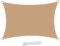 swift Toldo Vela de Sombra Rectangular 3x5 Metro PES Impermeable Protección Rayos UV 5x3 m para Patio Exteriores Jardín, Color Arena