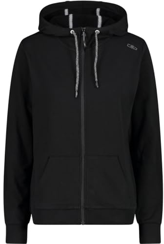 CMP - Damenjacke mit fester Kapuze, Schwarz, M