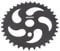 KHEbikes KHE BMX Kettenblatt 36 Zähne SCHWARZ nur 136g