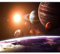 murando - Vlies Fototapete Sonnensystem 350x256cm- Foto Tapete Schlafzimmer Wohnzimmer Vliestapete XXL Wandtapete Motivtapeten Bildtapete 3d Effekt Wand Dekoration - Himmel Planet Kosmos c-B-10006-a-a