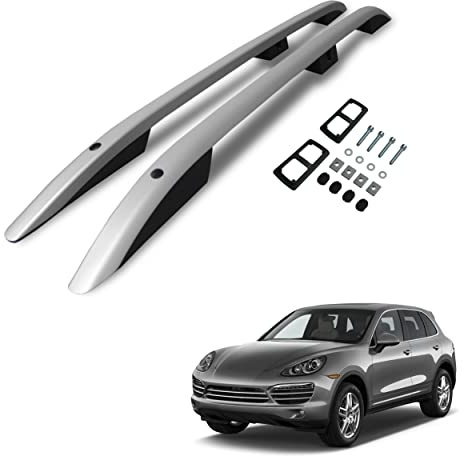 CHROMEMASTER | Dachreling Dachträger | Kompatibel mit Porsche Cayenne 2003-2009; Zur Befestigung der Dachgepäckträger, Dachboxen oder Dachfahrradträger | Robuste Konstruktion aus Aluminium