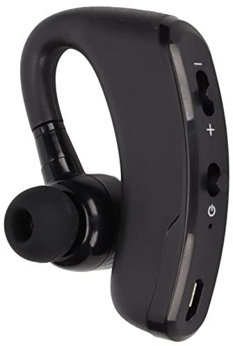 Lazmin112 Bluetooth-Kopfhörer, V9 Einohr-Bluetooth-Kopfhörer Drahtloser Ohrbügel-Kopfhörer Sporttreibender Business-Kopfhörer