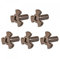 sourcing map Forno a microonde Giradischi Supporto Rotelle Accoppiatore Albero di Ricambio 6mm x 8mm 5 Pz
