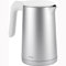 ZWILLING Enfinigy Cool Touch - Hervidor eléctrico de 1 litro, tetera inalámbrica y agua caliente, color plateado