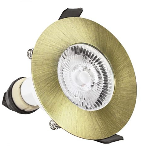 Integral ILDLFR70D045 Evofire GU10 Downlight, Antique Brass, 85mm, Round