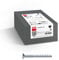 TOX Schraubanker Sumo Max 1 SK A4 10x90 mm, Senkkopf, nichtrostender Stahl A4 für verschiedene Einbautiefen, bauaufsichtlich zugelassen für schwere Lasten, 50 Stück, 041171491