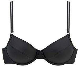 s.Oliver Damen Bügel-Bikini-Top mit herausnehmbare Softcups, verstellbare Doppelträger mit kleinen Zierringen