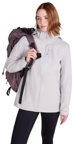 Mountain Warehouse Rainforest Extreme Womens Jacket | Ladies Waterproof Rain Coat with Pockets & Taped Seams, Adjustable Hood & Cuffs for Tailored Fit, For Everyday Wear, Walking