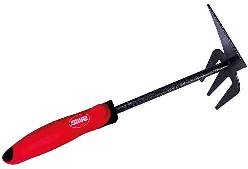 Amig - Orto e Forcella da Giardinaggio con Manico in ABS e Corpo in Acciaio per Lavori in Orto e Piantare in Casa | Attrezzi per Orto di Colore Rosso-Nero | Misure - 13