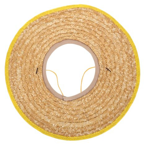 Angoily Schutzhelm-visierrand Schutzhelm-schattenhals Schutzhelmvisier Mit Voller Krempe Schutzhelm-Sonnenblende Schutzhelm-schattenaufsatz Schutzhut Stroh Mann Sonnenschutz Hut Abdecken