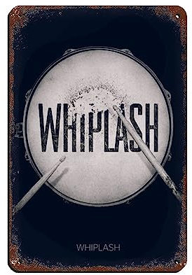 KOURT Whiplash Vintage Filmposter Blechschild Vintage Metall Pub Club Cafe Bar Home Wandkunst Dekoration Poster Retro 20 x 30 cm