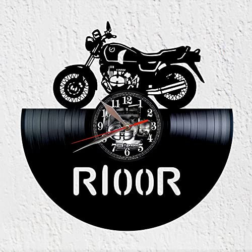 VINY WOODY Wanduhr Schallplatte Motorrad Deutsche 90er Jahre Der Ultima Boxer