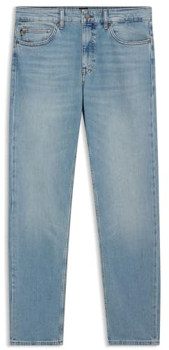 BOSS Herren Delaware BO Delaware Slim-Fit Jeans aus komfortablem Stretch-Denim in Blau