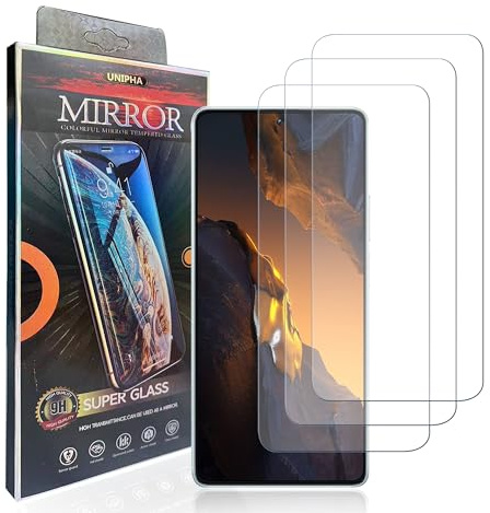 hxeyraal (3 Pack) diseñado para Xiaomi Poco F5 película protectora de pantalla de vidrio templado, 0,33 mm, anti-arañazos, sin burbujas para Xiaomi Poco F5 película protectora de pantalla HD.