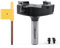 Newdeli CNC Spoilboard Surfacing Router Bit 1/5.1 cm Shank 7.6 cm Cutting Diameter 4 Wings Carbide Insert Slab Flattening Router Bit Wood Hobelbit Woodworking Tools