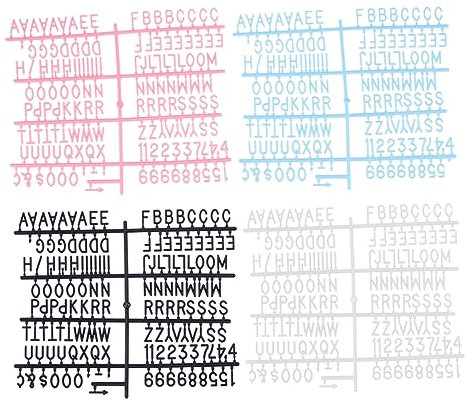 NUOBESTY 8st Filz-message-board Messageboard Briefbrett Verkohlen Alphabet-plüschtiere Schwarzer Filz Message-board-brief Schwarze Fotorahmen Gefühlt Brieftafeln Buchstabe Filzplatte