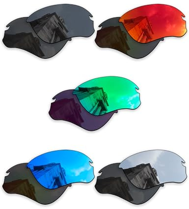Betterun 5 Pairs Polarized Replacement Lenses for Oakley Flak Draft OO9364 Sunglasses, Anti-Scratch and Impact Resistant