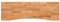 vidaXL Schreibtischplatte Hellbraun 160x50x2,5 cm Massivholz Eiche, Arbeitsplatte, Küchen Arbeitsplatte, Ersatztischplatte, Tischplatte