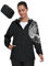MoFiz Regenjacke Damen Wasserdicht Atmungsaktiv Fahrradjacke Leicht Packbar Regenjacke Windbreaker Outdoorjacke zum Fahrrad Reisen Laufen Wander Trekking Schwarz Größe US L/EU XL