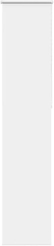 vidaXL Verdunkelungsrollo Weiß 60x210cm Stoffbreite 55,7 cm Polyester, Rollo, Klemmfix, Thermorollo, Verdunklungsrollo, Klemmrollo, Fensterrollo