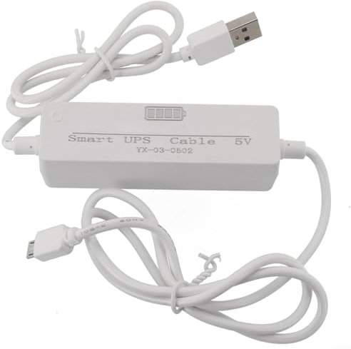 ZiStarlilife Mini Ups Uninterrupted Power Supply, Power Adapter, Portable UPS Backup Battery, For Router Security Camera After Being Powered Off(1800 mAh)