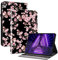 Mldjomid Custodia Protettiva Compatibile con Lenovo Tab K10 TB-X6C6F/ TB-X6C6X 10.3 Flip in Pelle PU Cover con Supporto e Slot per Scheda Tablet Case per Lenovo Tab K10 2021 (Fiori di prugna)