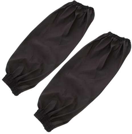Yardenfun Wasser Ölbeständige Pu-leder Armschützer Wiederverwendbare Flexible Armschoner Für Küche Und Hausarbeit Langlebige Schutzärmel Für Herren Und Damen Leicht Zu Reinigen