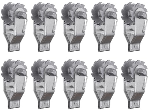 Electric Fence Wire Strainer, 10PCS Heavy Duty Inline Wire Tensioner, Wire Ratchet Tensioner for Electric Fence, Farm Fence
