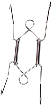 Appendino per piatti da appendere alla parete, invisibile, per piatti antichi, 15,2 cm