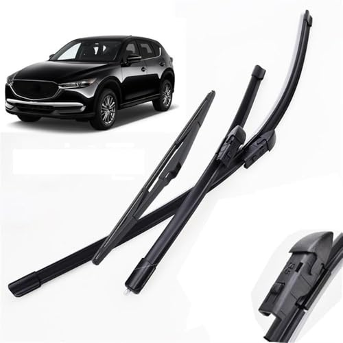 Front Scheibenwischer für Mazda CX-5 KF 2017-2023, Scheibenwischer Vorne Wischer Scheibenwischerblätter Set für Frontscheibe Auto Wischerblätter Set
