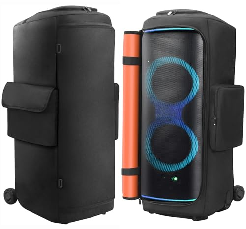 OURHZTB Lautsprechergehäuse kompatibel mit tragbaren JBL PartyBox 720 | Outdoor Party Travel Tasche Schutzhülle Aufbewahrungstasche mit Taschen für JBL PartyBox 720 und Zubehör