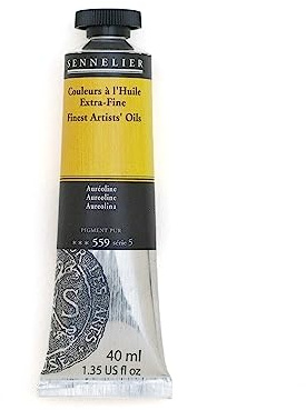 Sennelier Artists' Oil Color, 40ml Tube, Aureoline S5