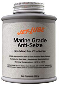 Jet-Lube Marine Grade Anti-Seize - Non-Metallic Paste | Military Grade | Water Resistant | Enviromentally Safe | 1/2 Lb.
