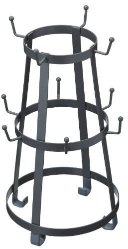 KitchenCraft Living Nostalgia Mug Tree, Grey, 34 x 18.5 cm