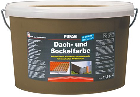 PUFAS Dach- und Sockelfarbe terra 12,5 Liter