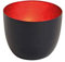 Unbekannt Windlicht aus Metall, Farbe:rot