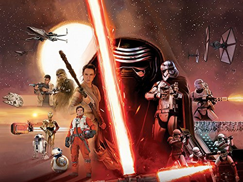 Pyramid Star Wars Episode VII Galaxy, 60 x 80 cm, Leinwanddruck, Mehrfarbig