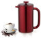Highwin 8-Cup Double Wall Insulated Stainless Steel French Coffee Press, 35-Ounce Durable Coffee Tea Maker with Stainless Steel Plunger, Red