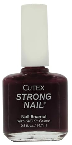 Cutex Strong Nail Eggplant Nail Polish 14.7ml