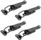 4 x Spannverschluss Catch #22 schwarz Verbindungsbeschlag Möbelverbinder Tischplattenverbinder von SO-TECH®