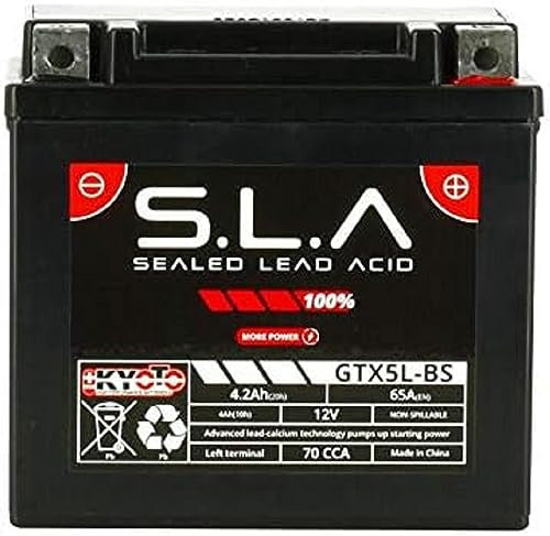 KYOTO - Batterie GTX5L-BS SLA-AGM - sans Entretien - Prête à l'emploi