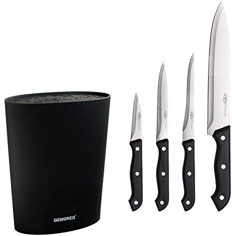 San Ignacio PK1485 Set Cuchillos de Cocina + Tacoma, Acero Inoxidable 18/8