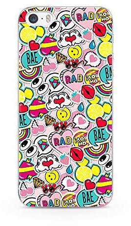 Ert Group custodia per cellulare per Apple Iphone 5/5S/SE originale e con licenza ufficiale Disney, modello Mickey & Minnie 014 adattato in modo ottimale alla forma dello smartphone, custodia in TPU