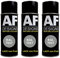 Alex Flittner Designs Lot de 3 bombes de peinture RAL pour voiture - Gris poussière mat - RAL7037