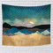 Natur Sonnenaufgang Landschaft Wandteppich Wandbehang, abstrakte Berg große Wandteppiche Dekor Wohnzimmer Schlafzimmer Wandteppich Home Wohnheim Dekor, 78,7 x 59 Zoll